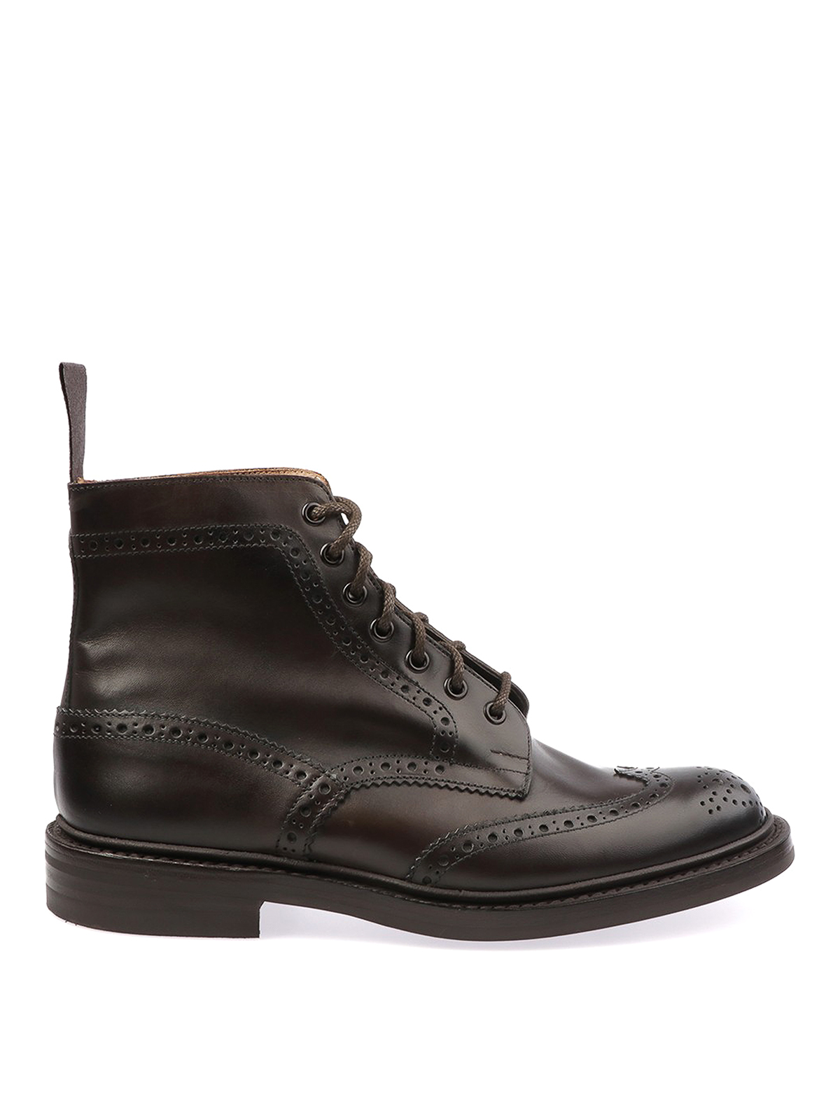 Tricker's Stow Ankle Boots In Dark Brown