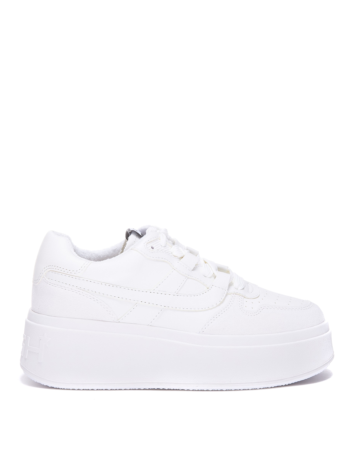 Shop Ash Leather Sneakers In White