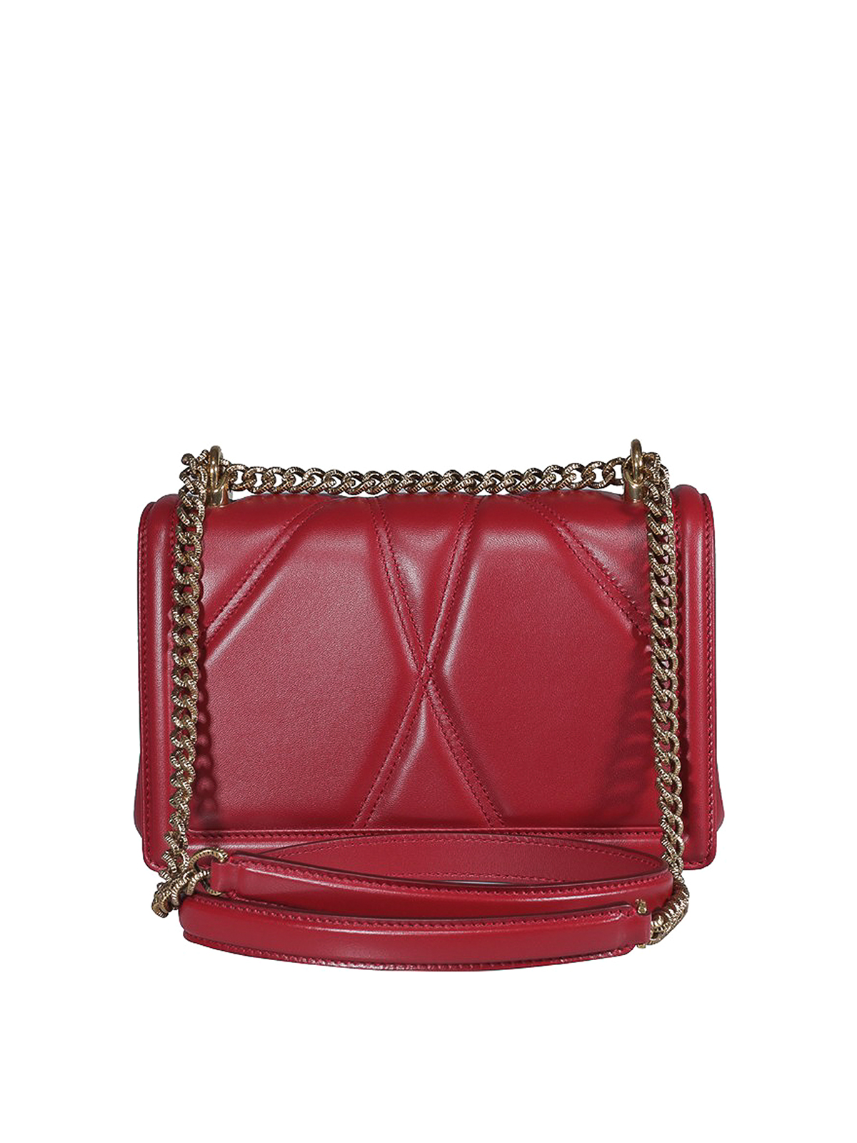 Devotion patent leather handbag Dolce & Gabbana Pink in Patent