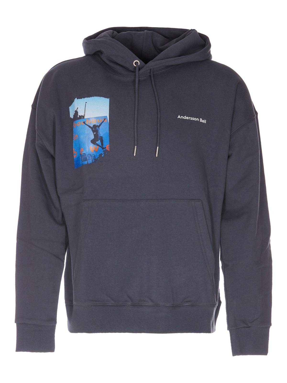 【ANDERSSON BELL】MARDRO GRADIENT SWEATSHIRTS / Charcoal MEN SWEATSHIRTS – Andersson Bell