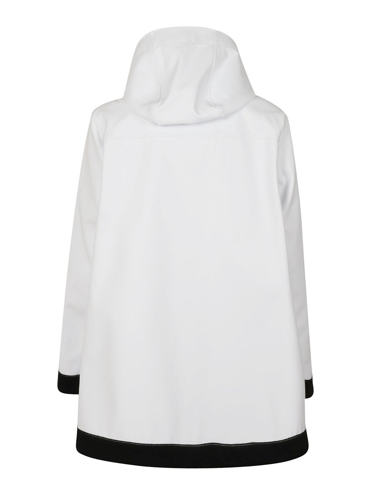 Shop Fay Hooded Coat In White