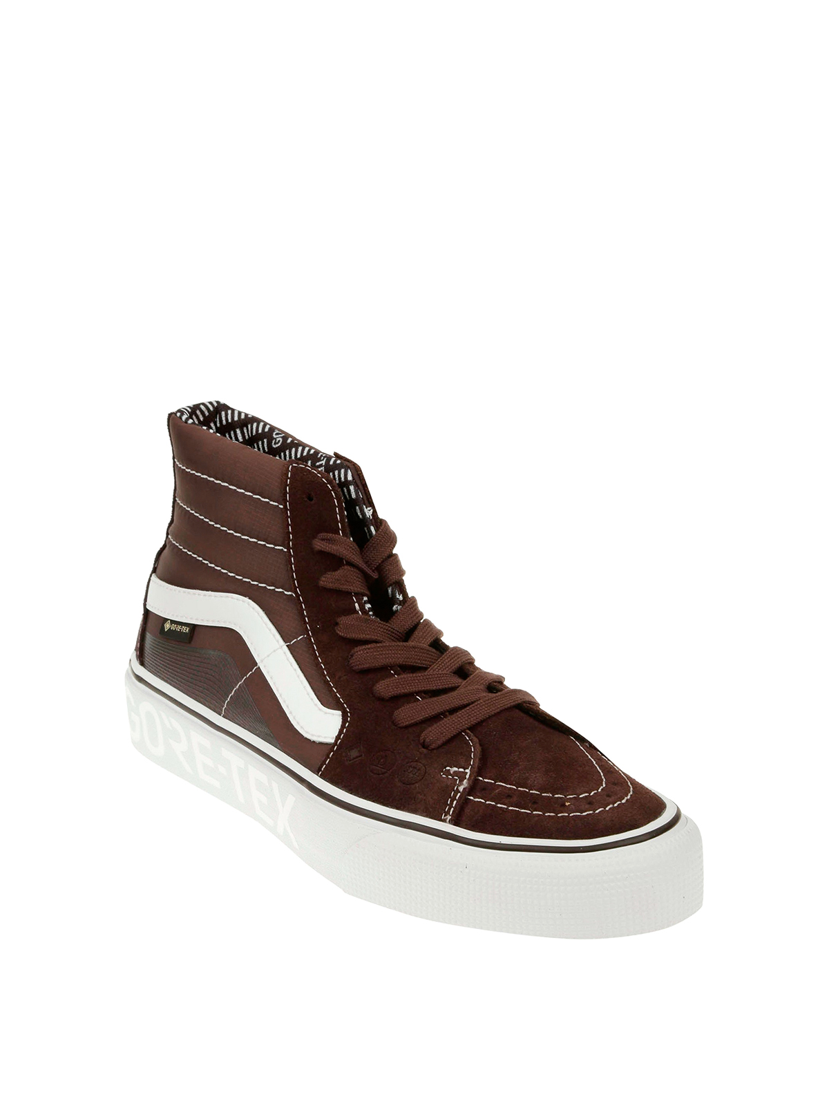 Shop Vans Sk8-hi Gore-tex Sneakers In Brown
