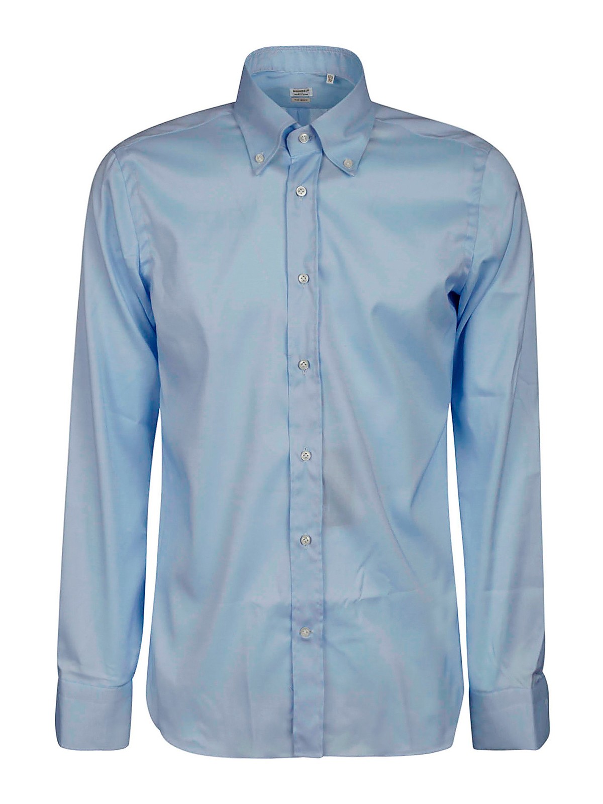 Shop Borriello Napoli Cotton Shirt In Blue