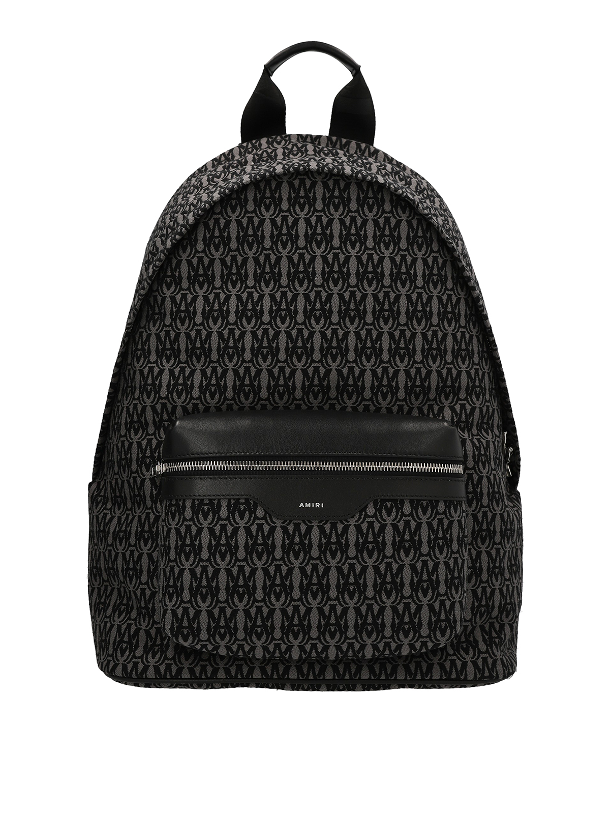 Emporio Armani Jacquard Black Backpack