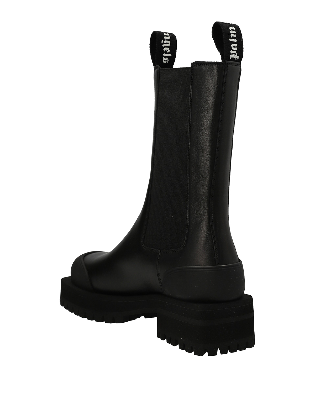 Palm Angels Leather Chelsea boots - Black | PMIE007F22LEA0011000