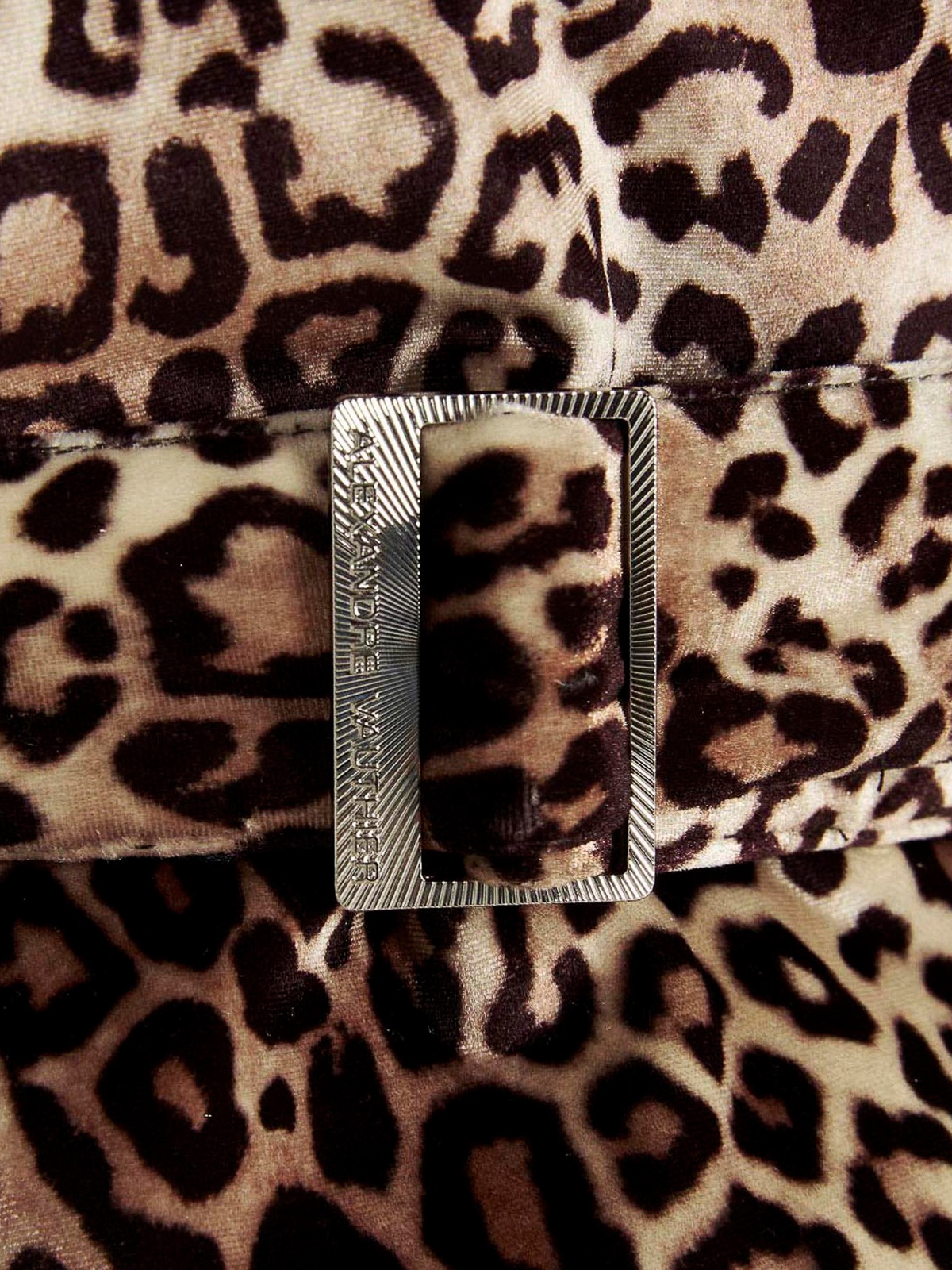 Shop Alexandre Vauthier Leopard Down Jacket In Multicolor