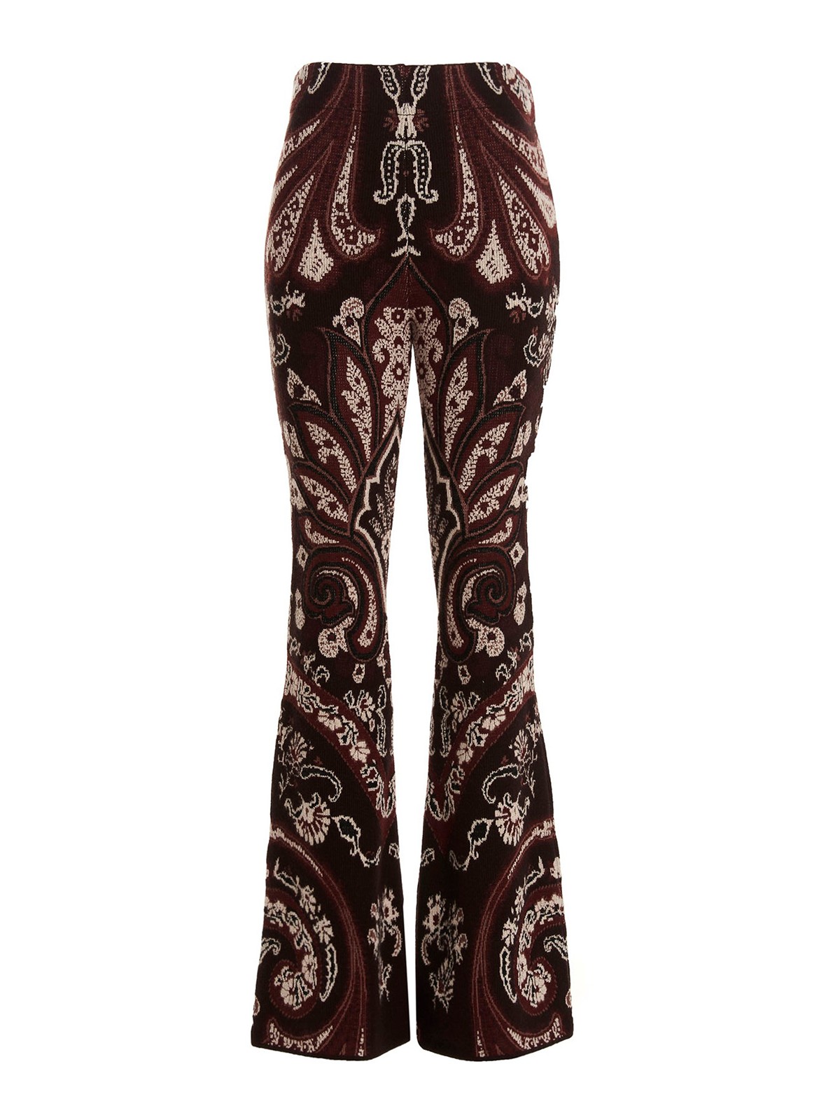 Etro Wool Blend Pants In Multicolor