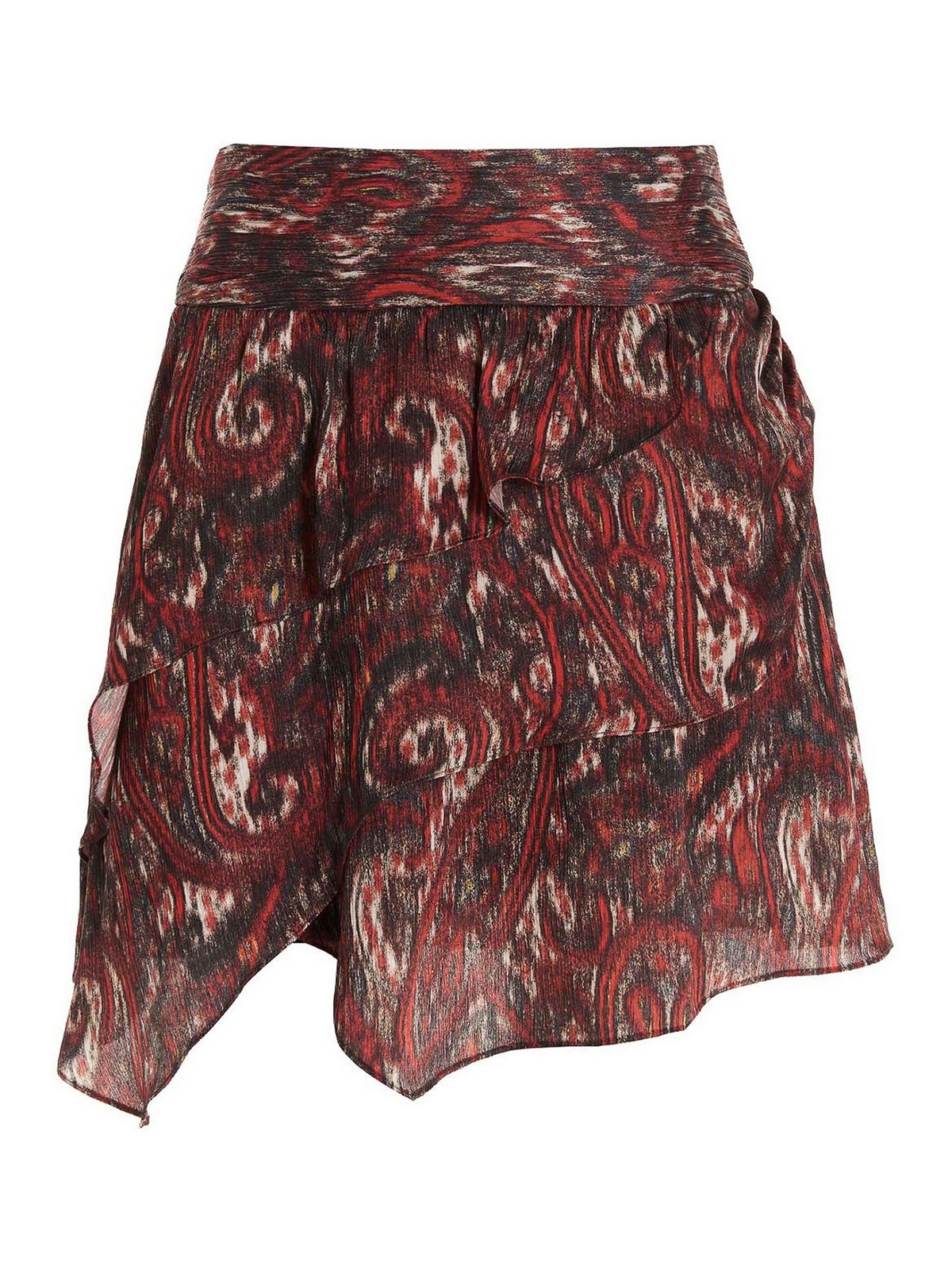 Shop Iro Zully Skirt In Multicolour