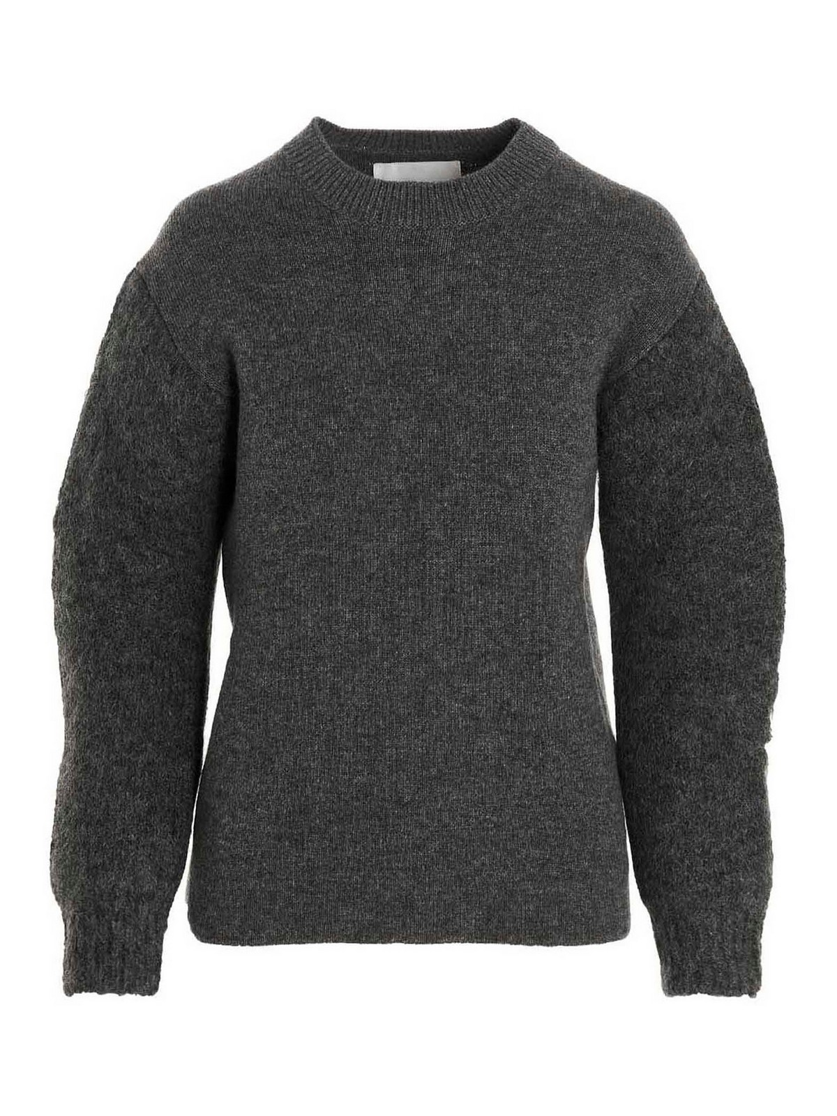 Jil Sander Cashmere Wool Sweater In Gris