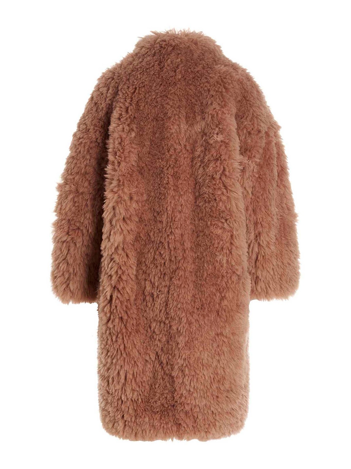 N°21 Cappotto in ecopelliccia con maxi revers N01228094151