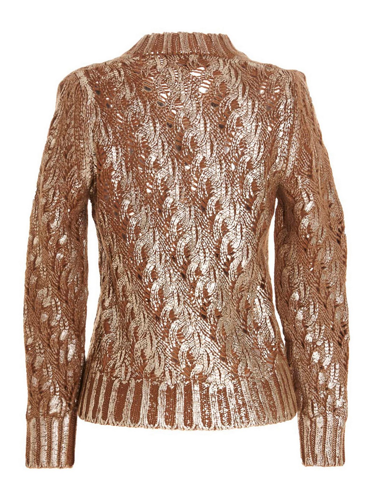 Rochas Gold paint sweater Multicolour ROWV75205SRV650230