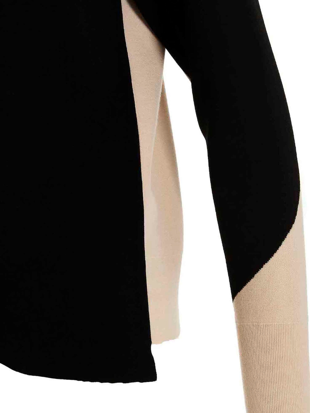 Shop Tory Burch Colorblock Sweater In Beis