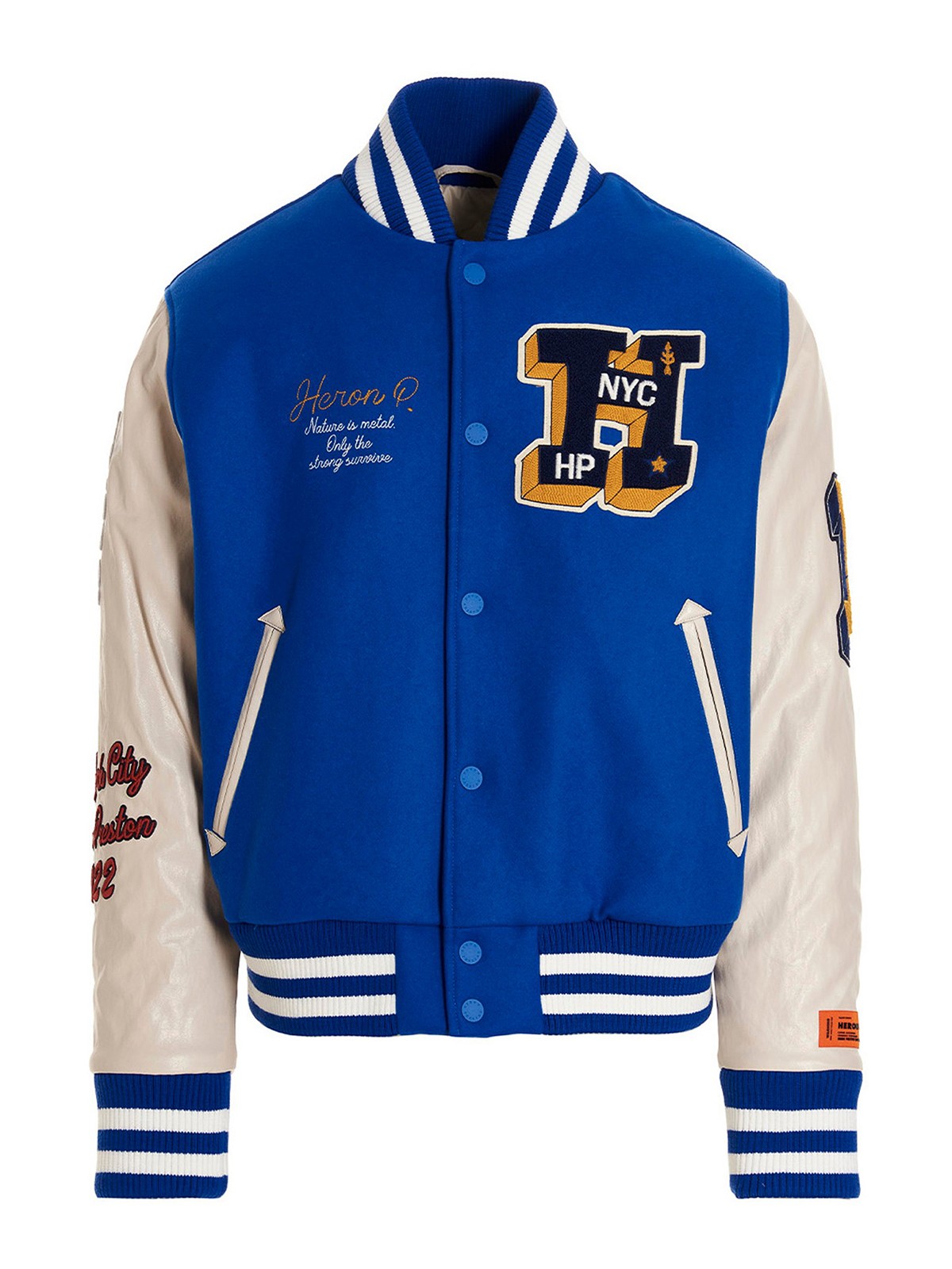 New York City Heron Preston Varsity Bomber Jacket