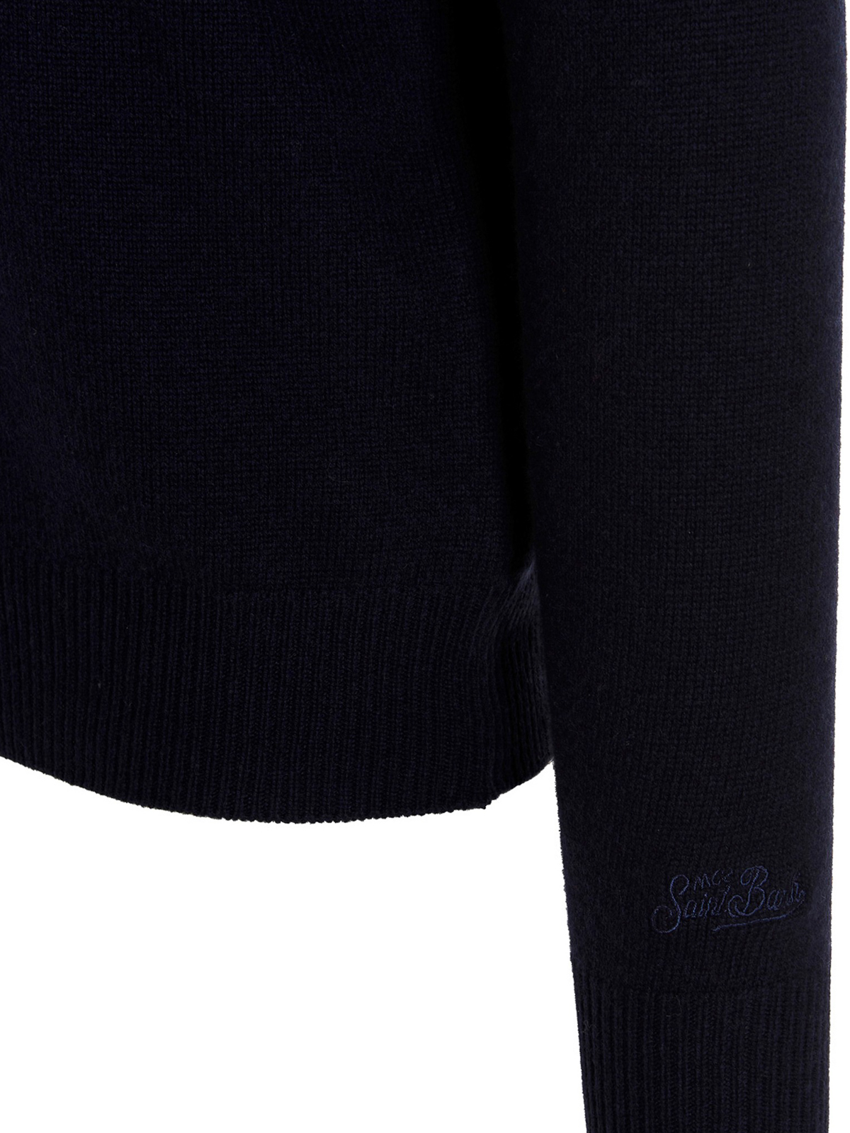 Mc2 Saint Barth Heron Sweater In Black
