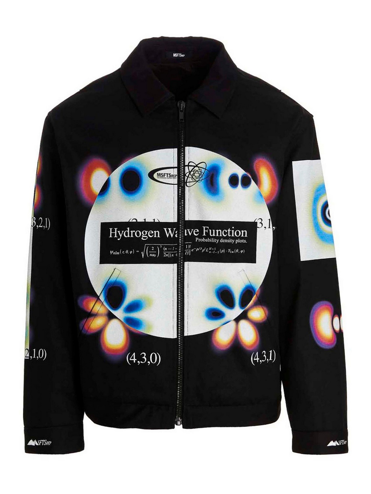 Shop Msftsrep Hydrogen Wave Jacket In Black