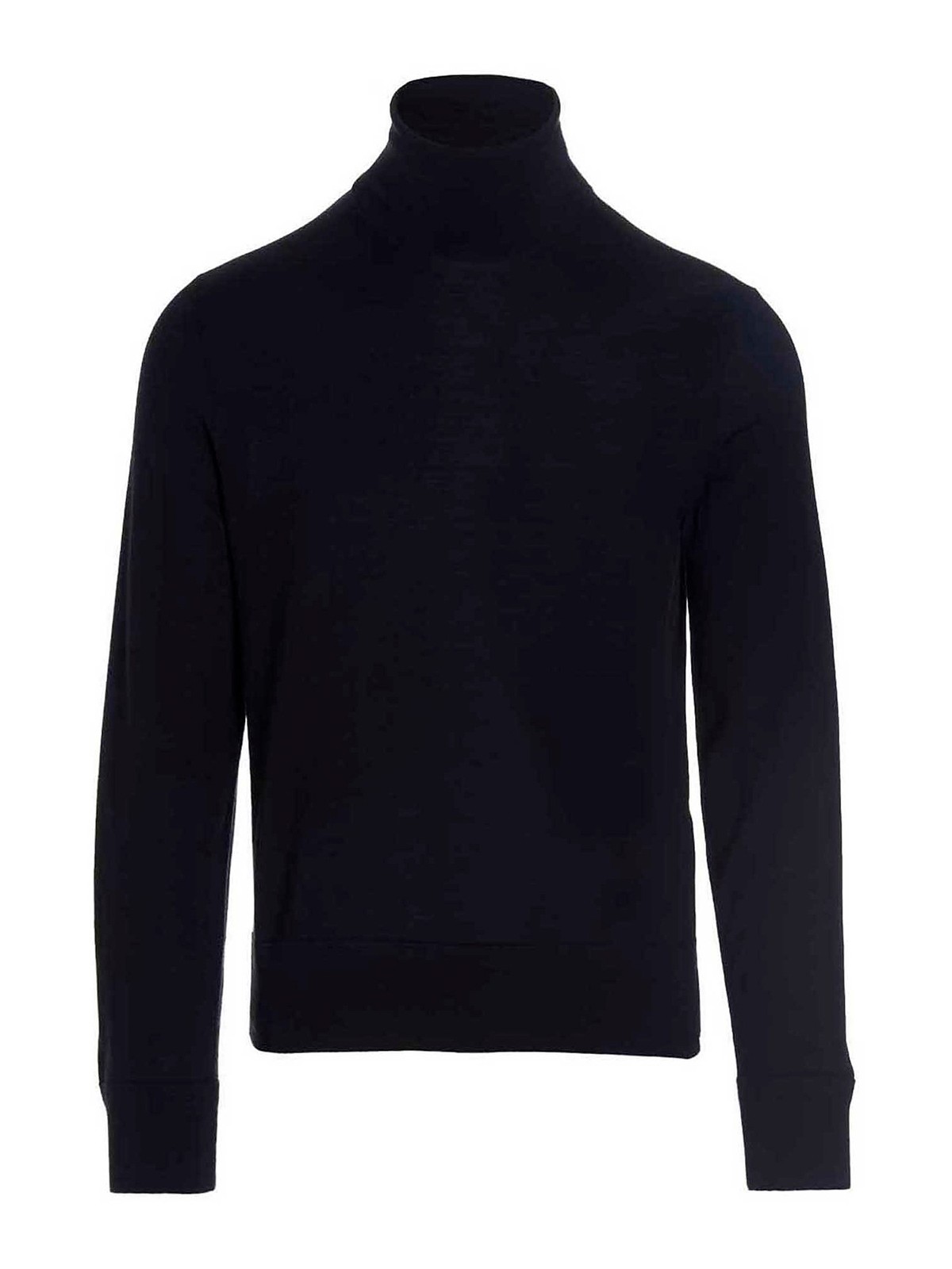 Tom Ford Wool Turtleneck Sweater In Negro