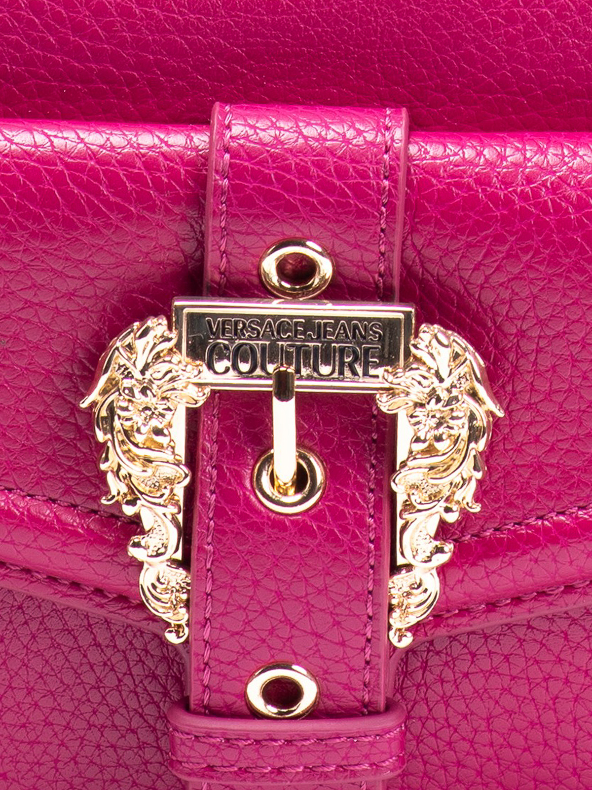 Versace Jeans Couture Baby Pink Small Baroque Buckle Shoulder bag