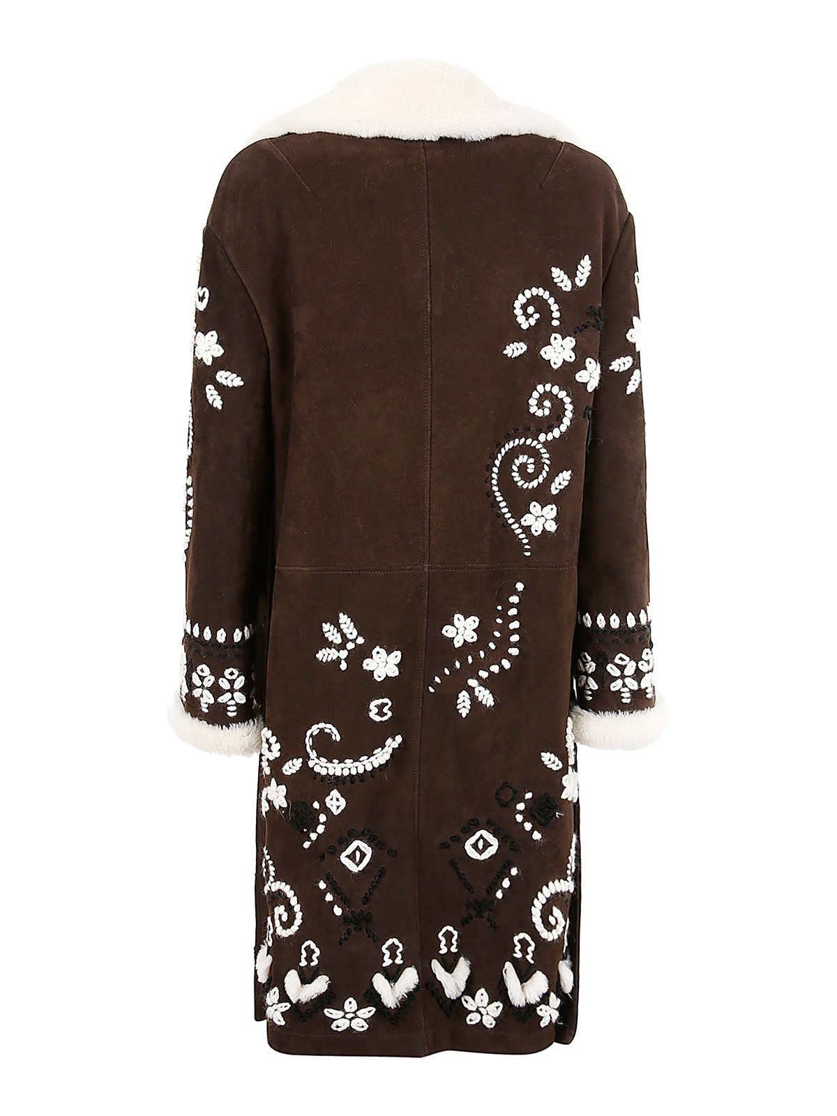 ERMANNO SCERVINO ダークブラウンロングコート 定価20万円以上