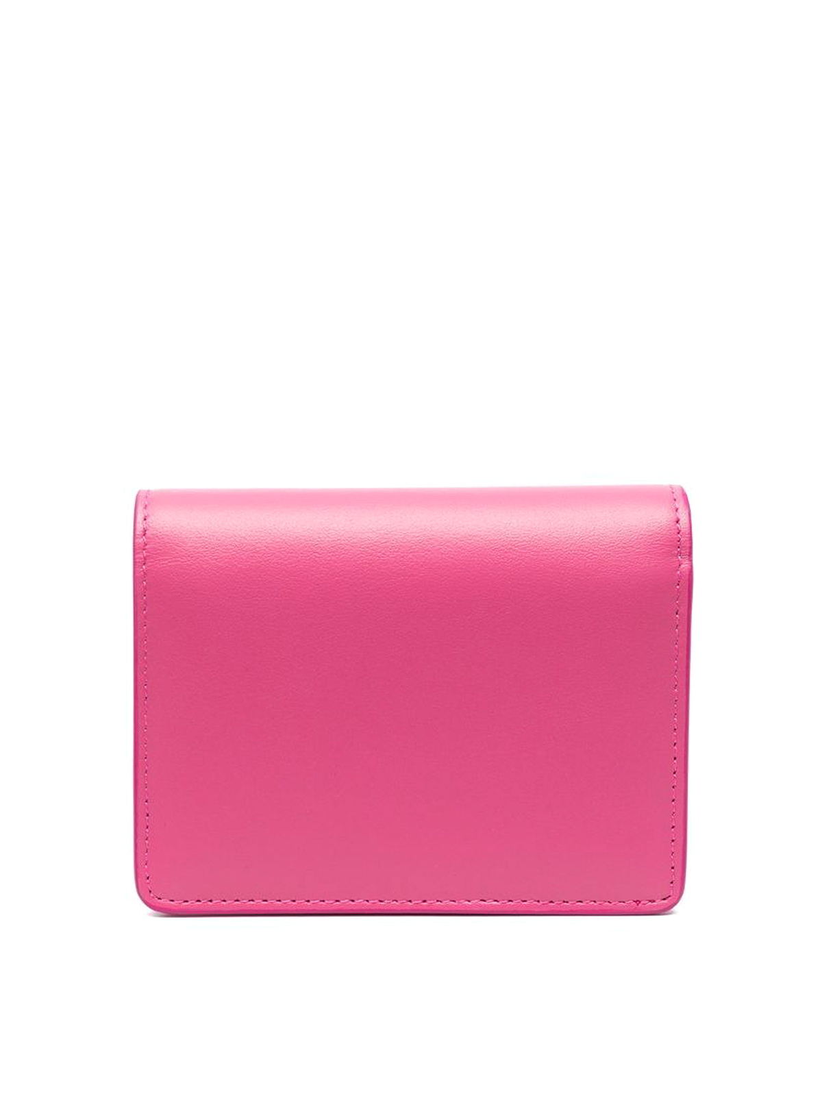 Shop Dolce & Gabbana Leather Wallet In Rosado