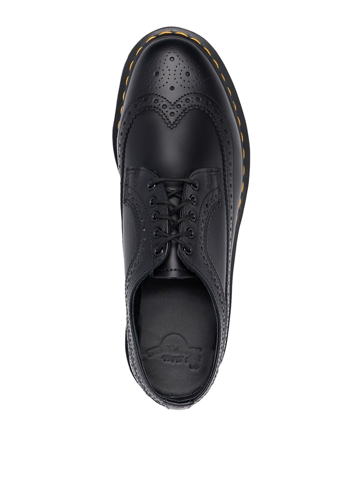 Shop Dr. Martens' 3989 Leather Lace-up Brogues In Black