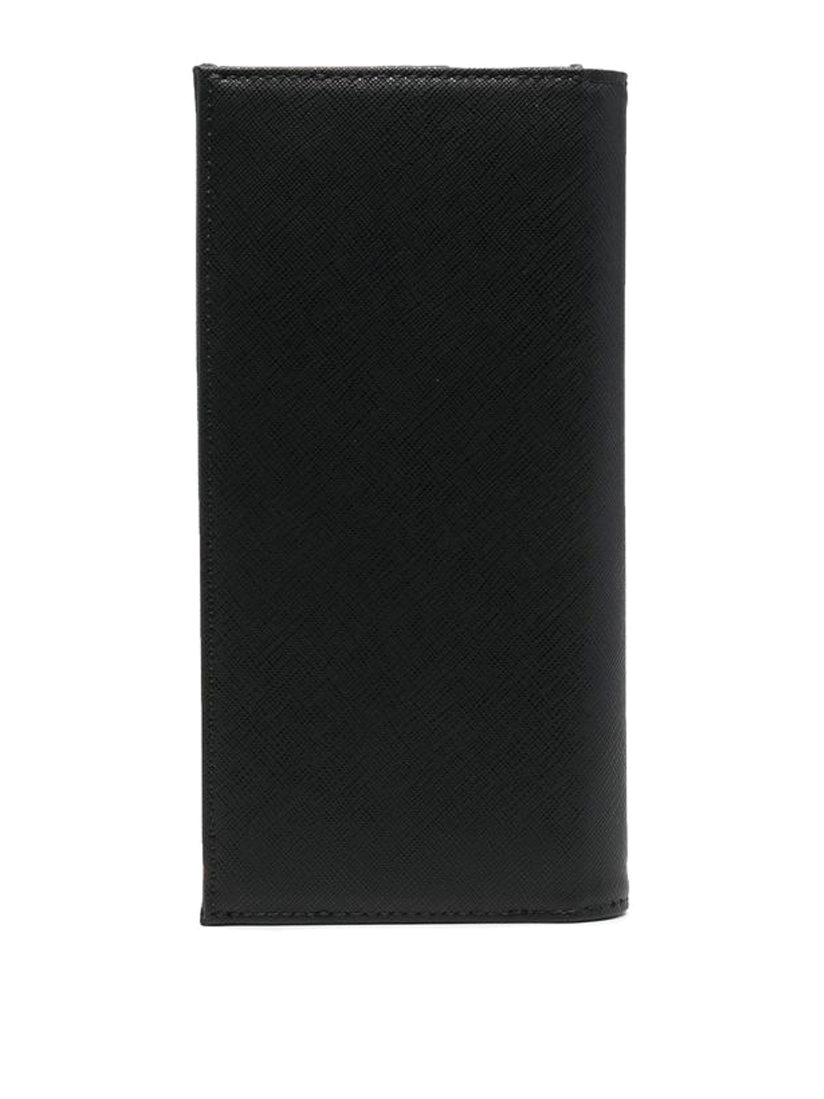 Shop Emporio Armani Slim Bi-fold Cardholder In Black