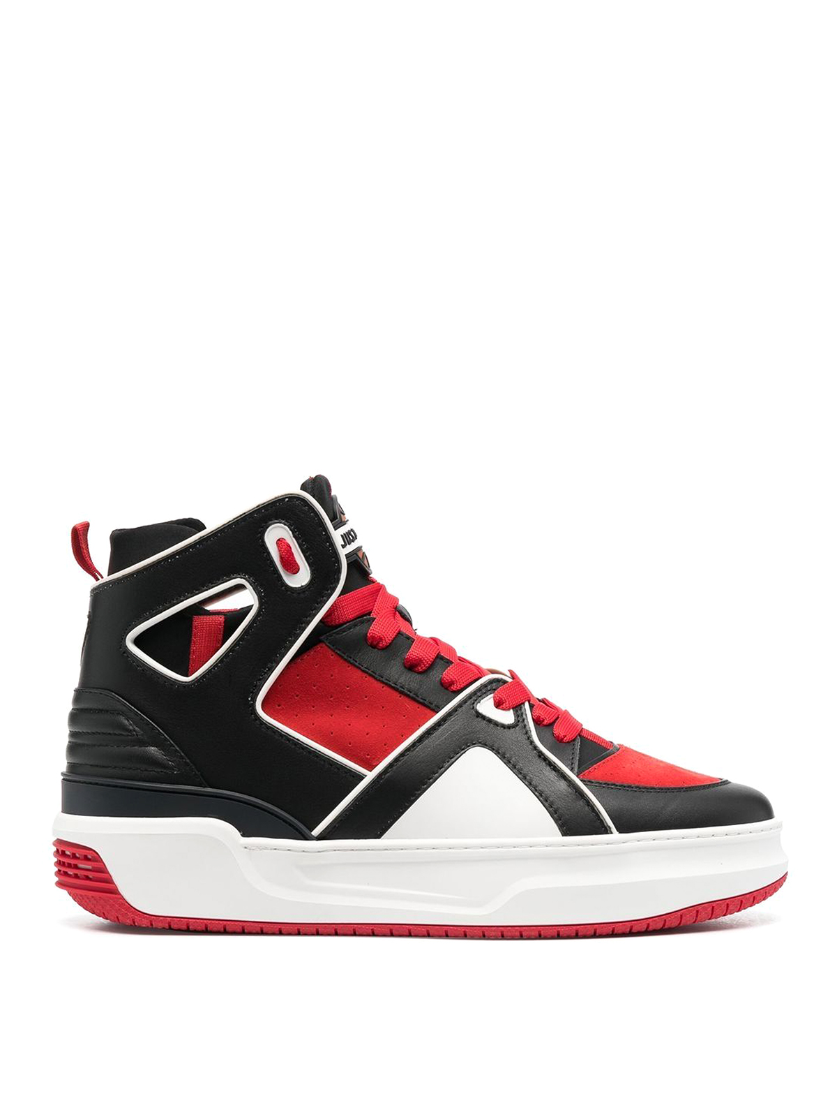 Shop Just Don Basketball Courtside High-top Sneakers In Negro