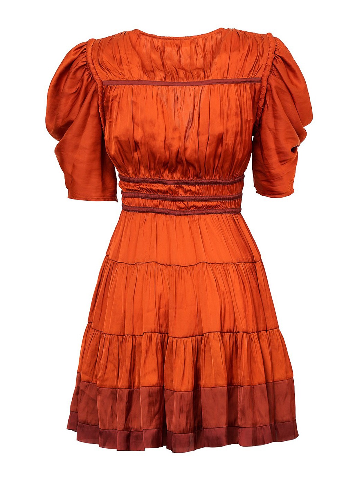Ulla Johnson Azaria sateen dress - Orange