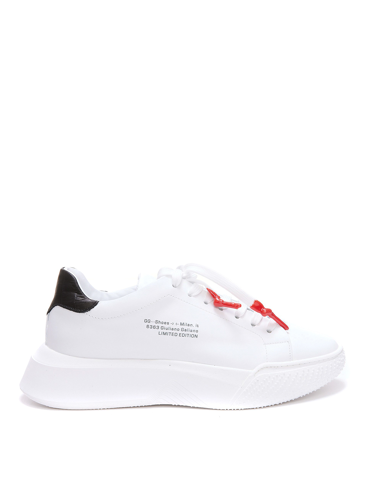 Giuliano Galiano Logoed Sneakers In White