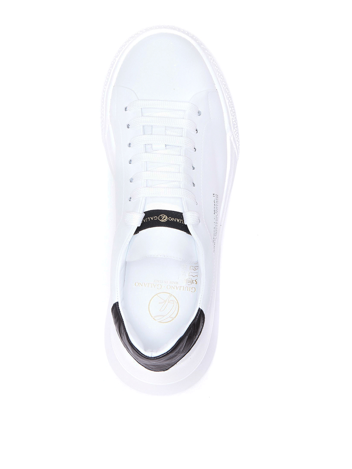 Shop Giuliano Galiano Logoed Sneakers In White