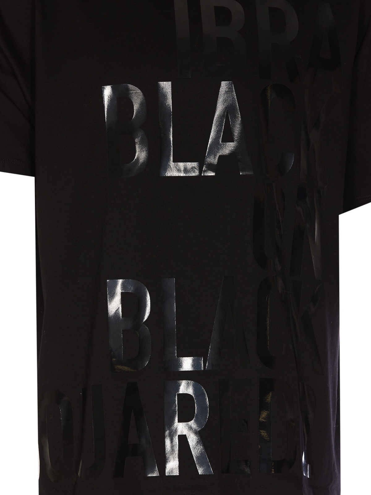 Shop Dsquared2 Cotton Tee In Negro