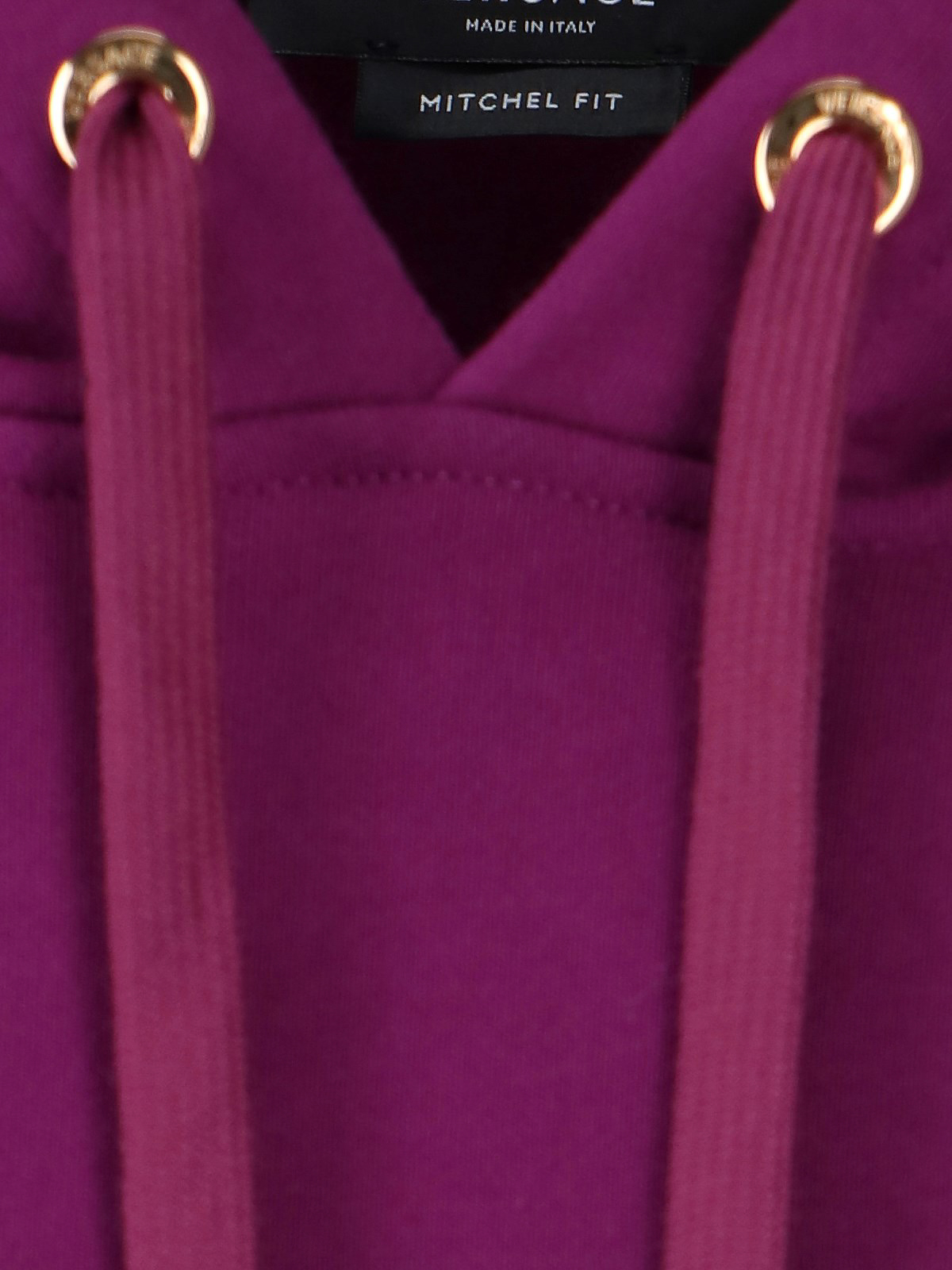 Shop Versace Cotton Hoodie In Púrpura