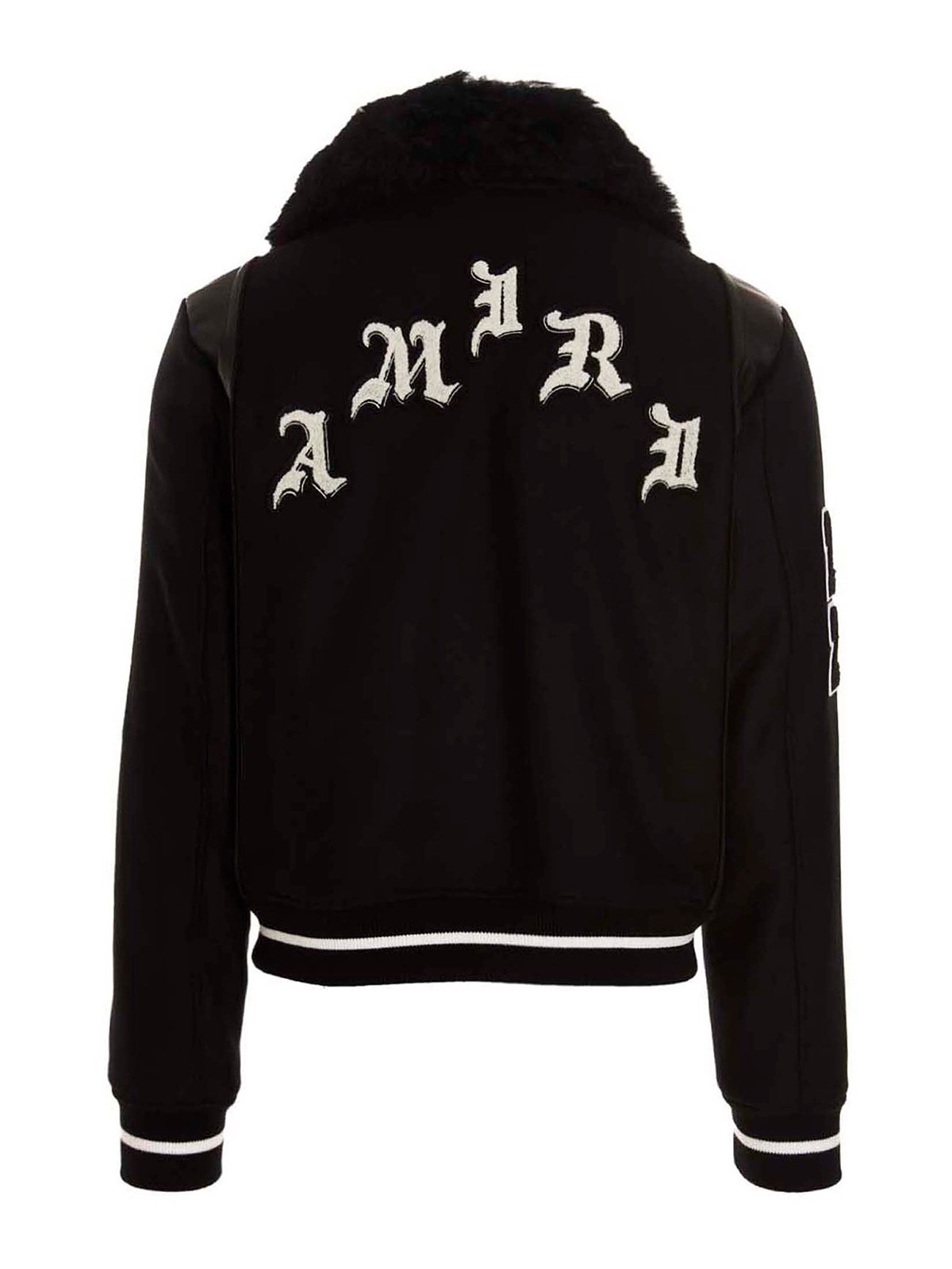 Amiri Varsity Wes Land Skull jacket - Black - Men | MKL007001