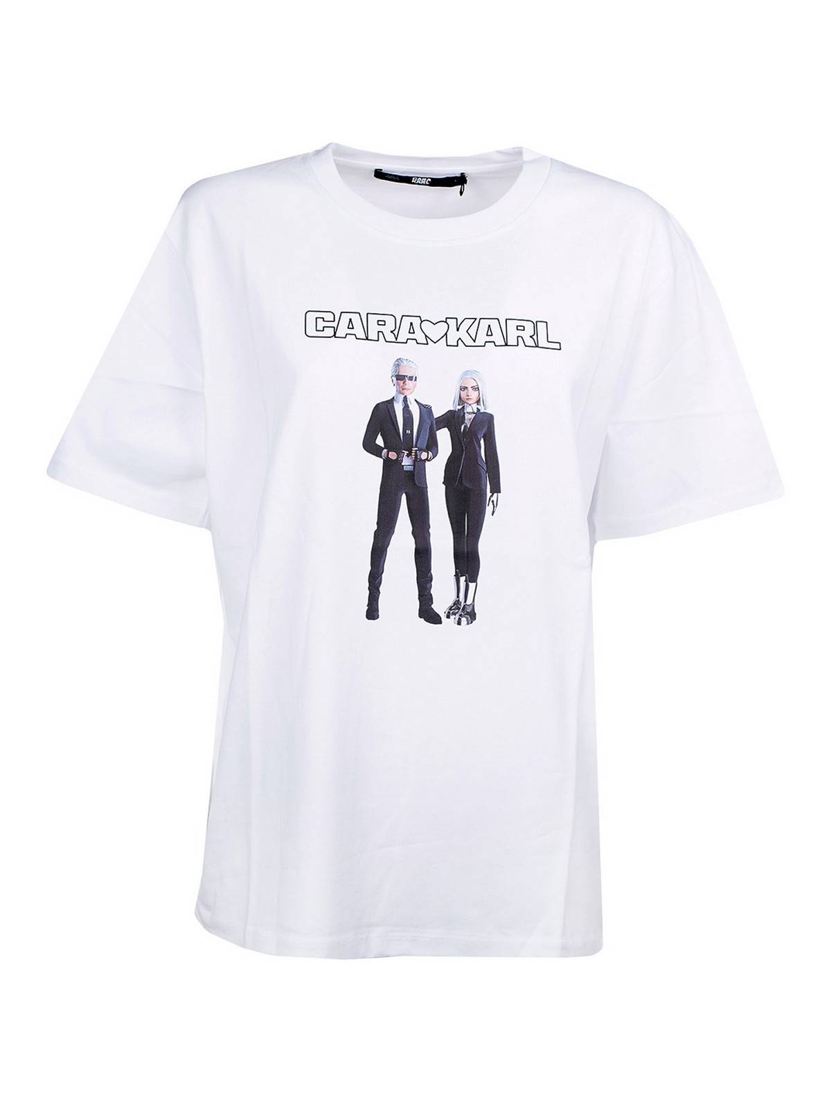 Karl Lagerfeld Avatar T-shirt In White