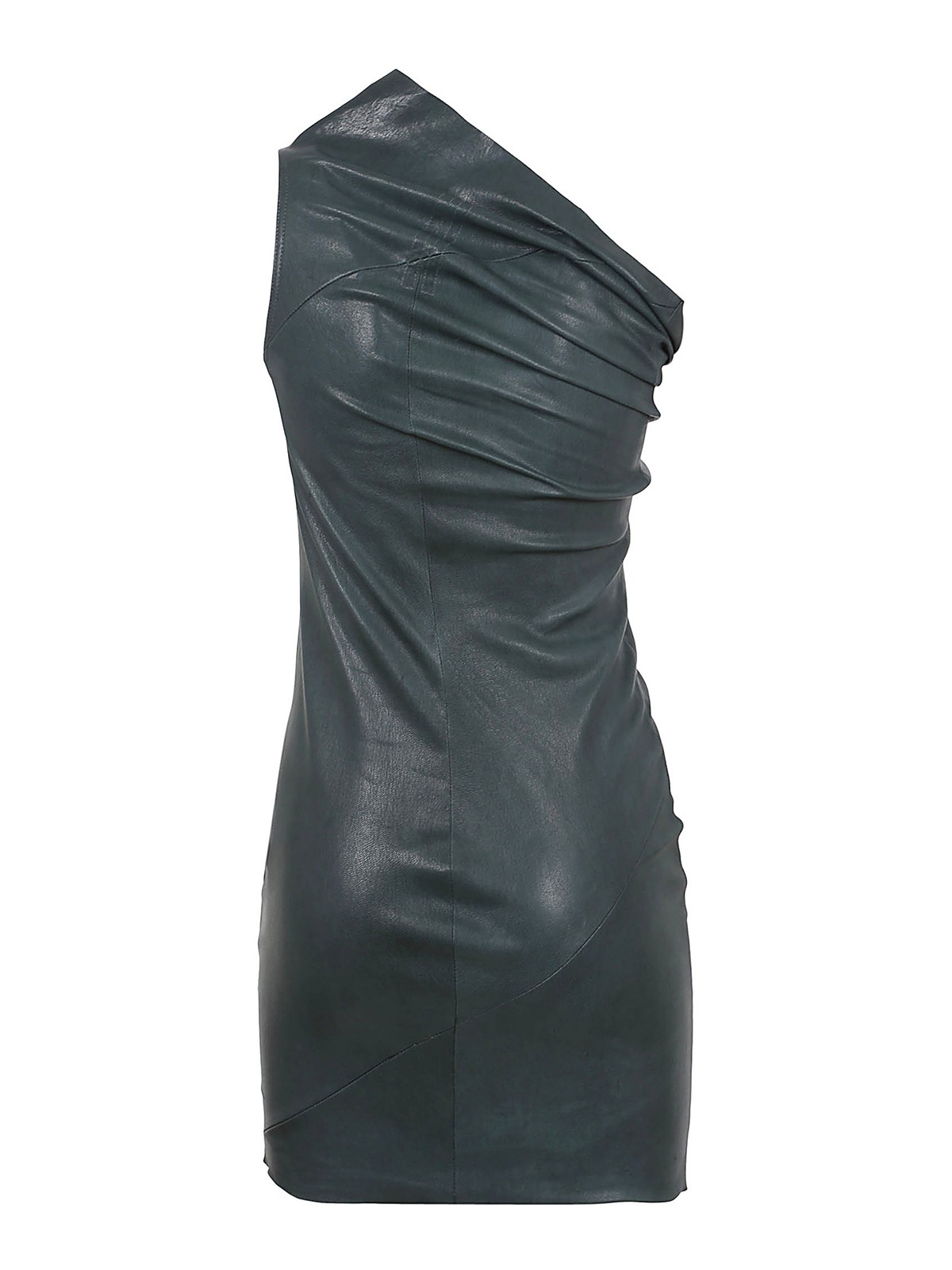 Rick Owens Athena mini dress - Dark Green - Women|RP02B652665