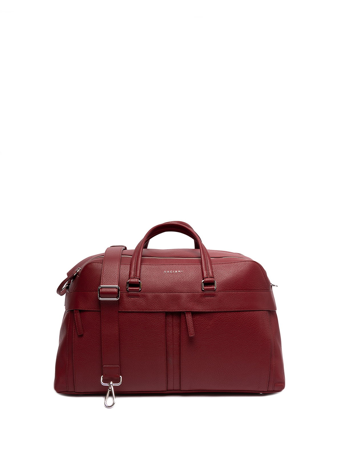 Orciani Micron Duffle Bag In Rojo