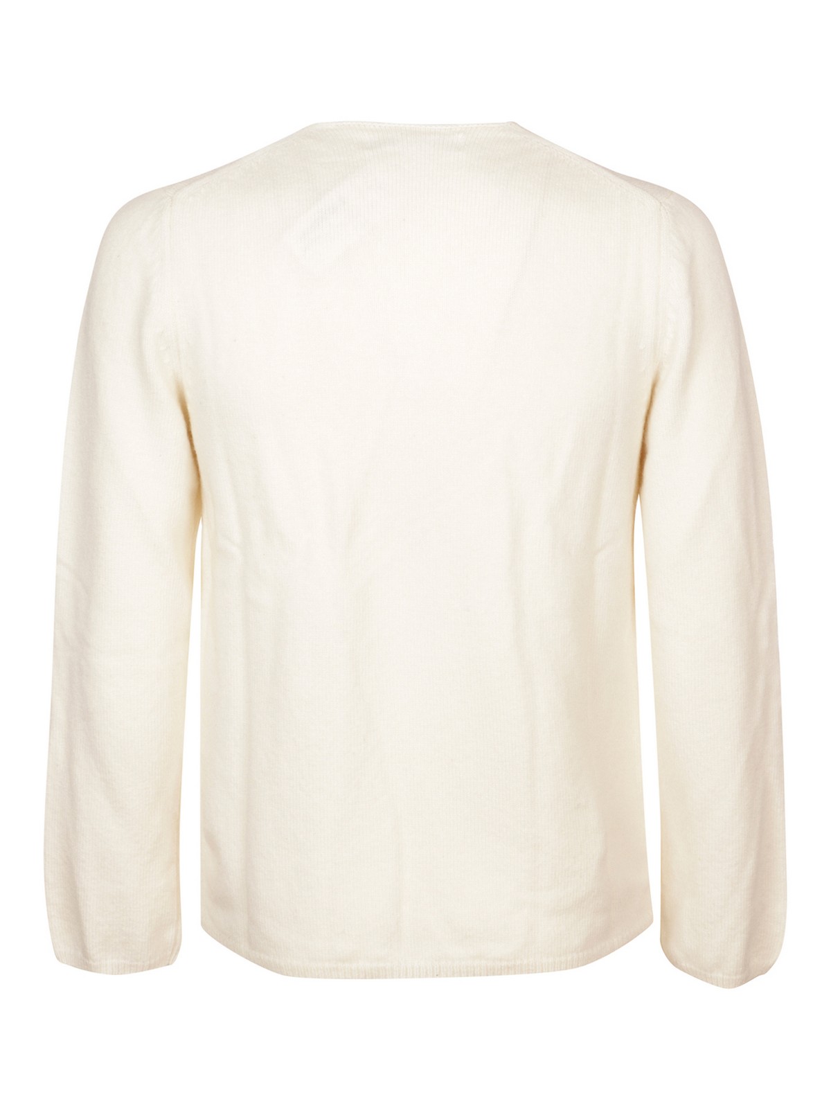 Shop Comme Des Garçons Shirt Pixel Intarsia Sweater In White
