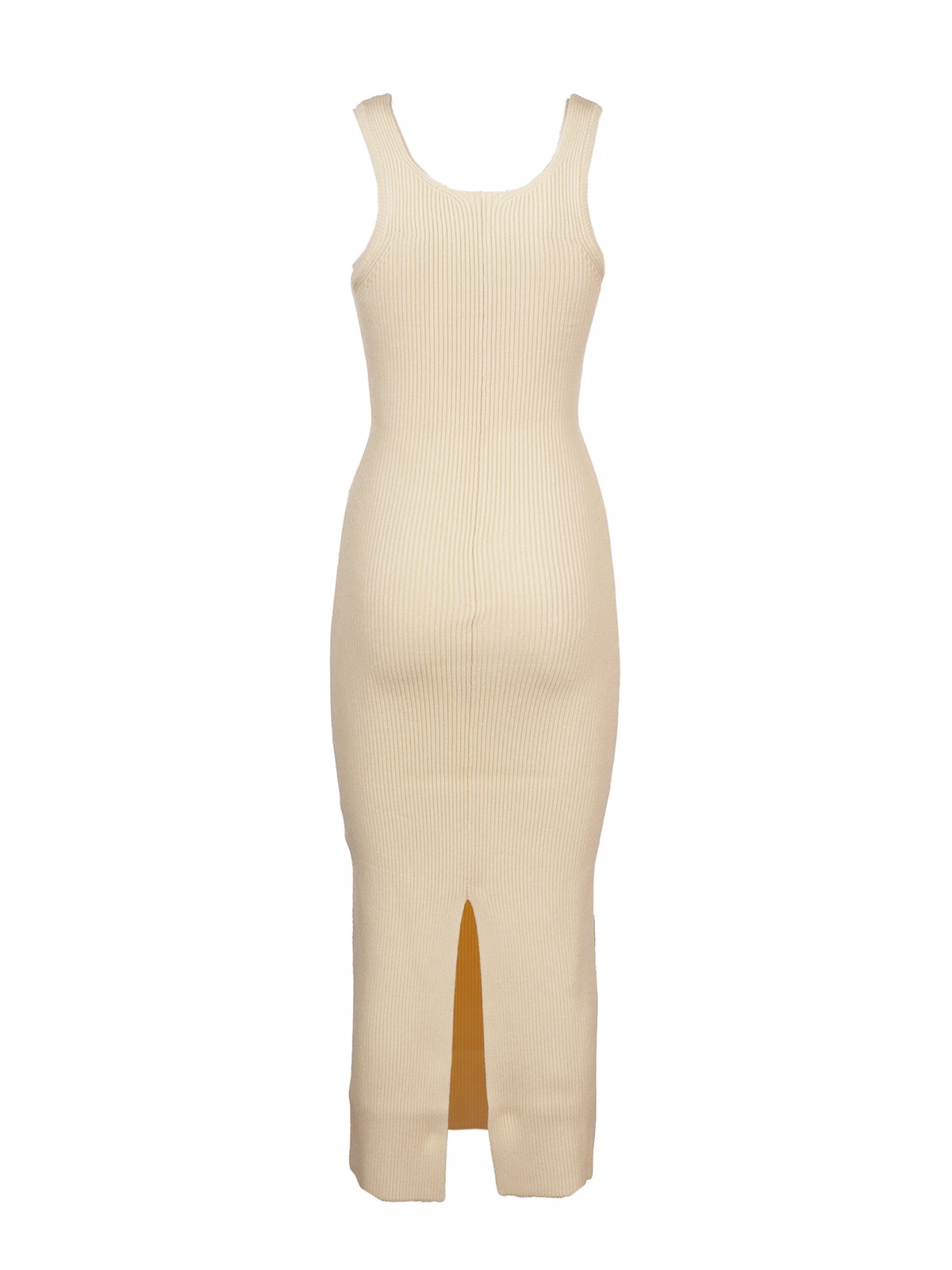 Toteme Rib knitted dress - White - Women|223669320753