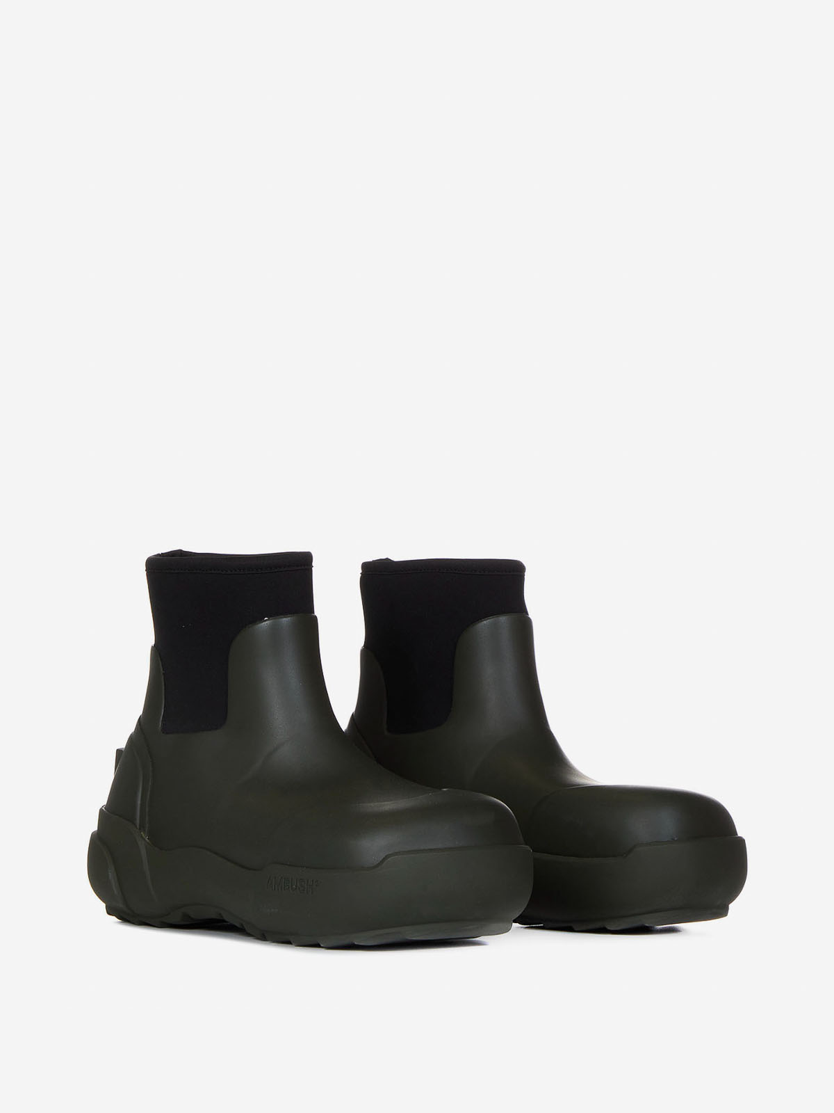 ambush チャンキー　アンクルブーツ AMBUSH チャンキー アンクルブーツ | ブラック | FARFETCH JP