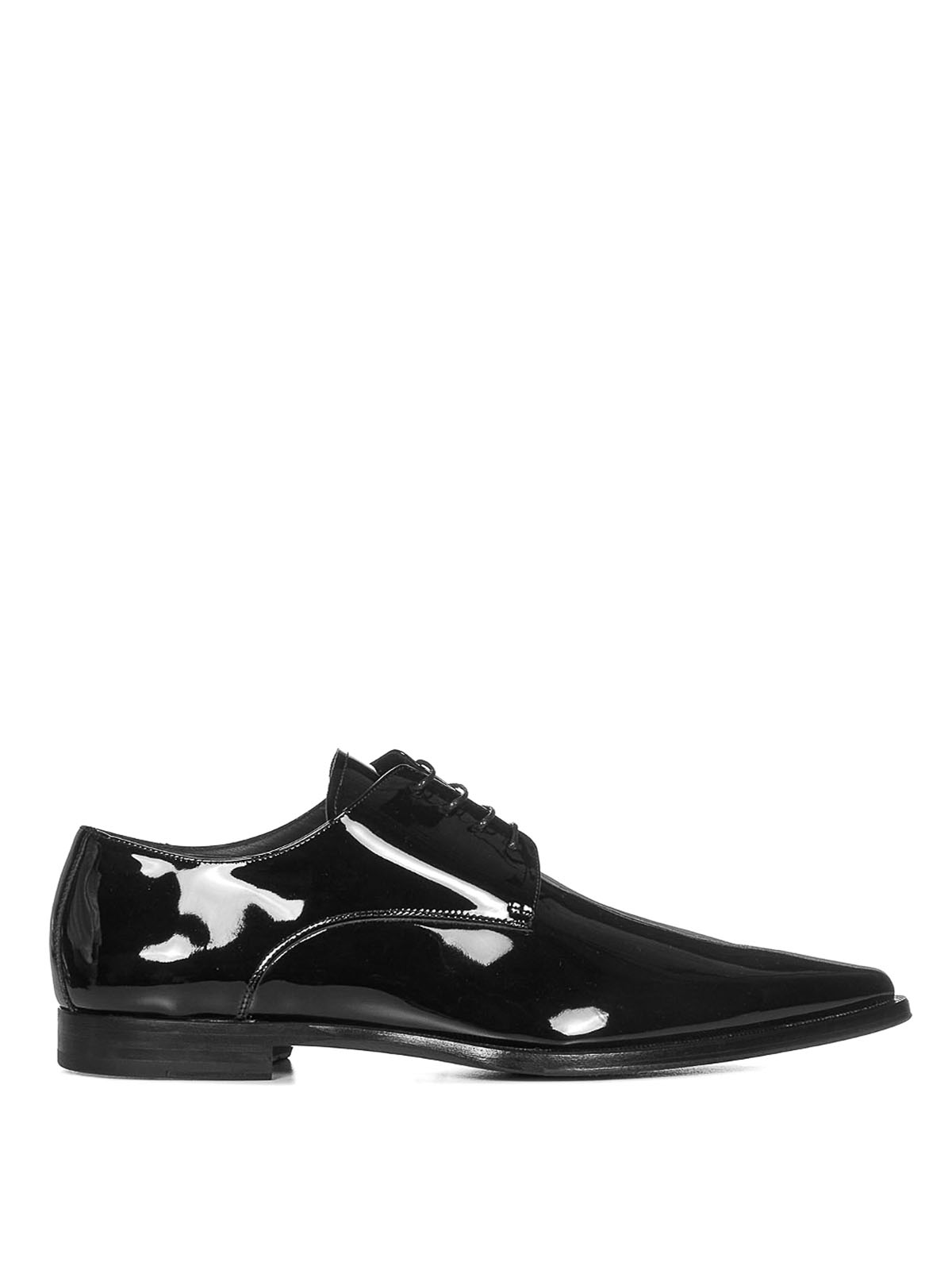 Dsquared2 Leather Classic Shoes In Negro