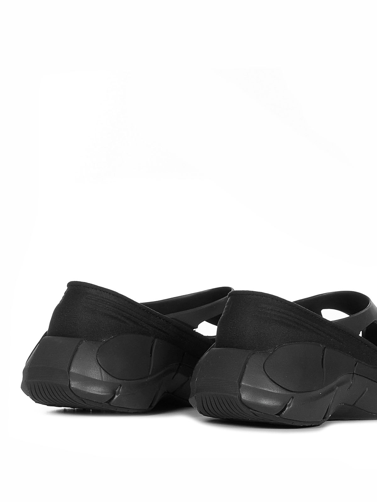 Shop Maison Margiela Tech Fabric Sneakers In Black