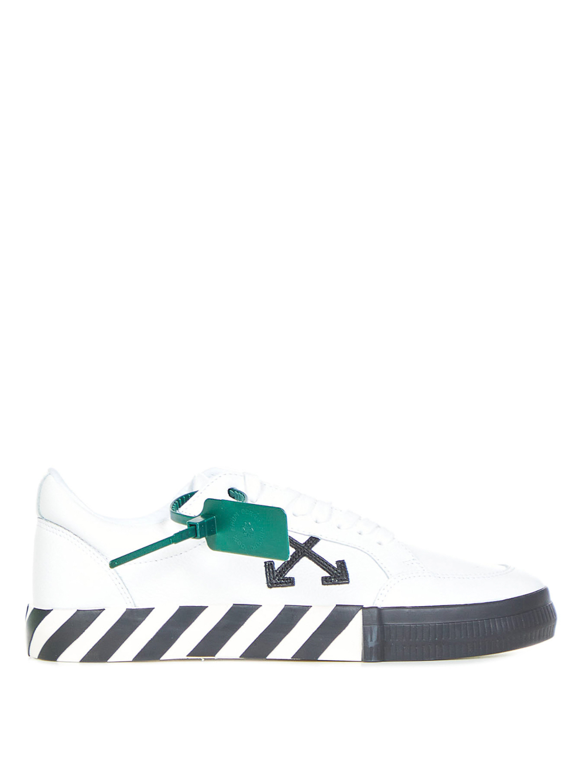 Off-white Leather Sneakers In White