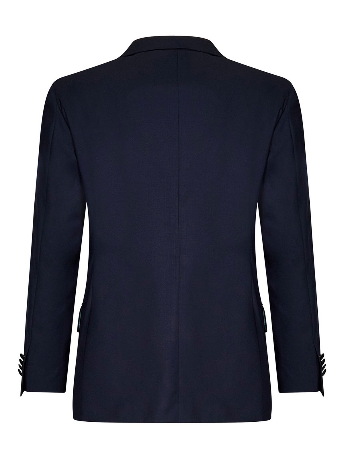 Shop Boglioli Virgin Wool Tailored Suit In Blue