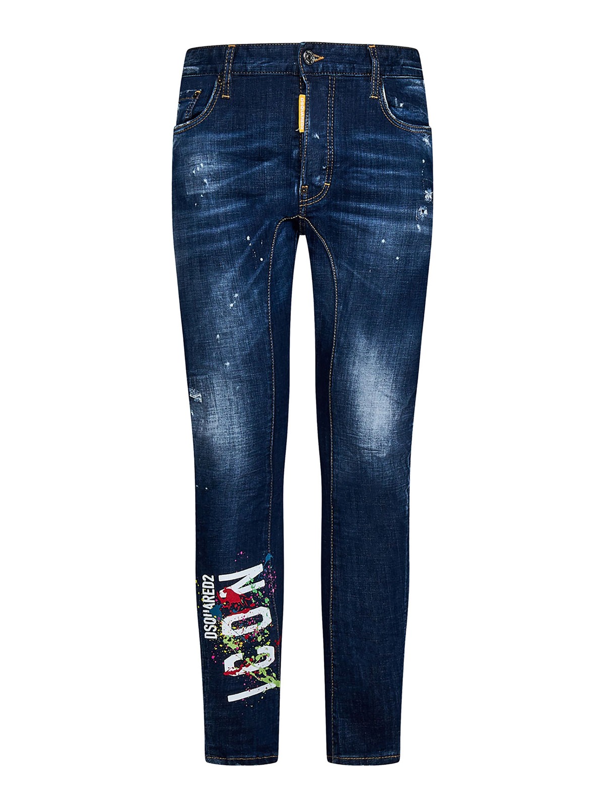Dsquared2 ストレートジーンズ - ブルー|S79LA0052S30342470