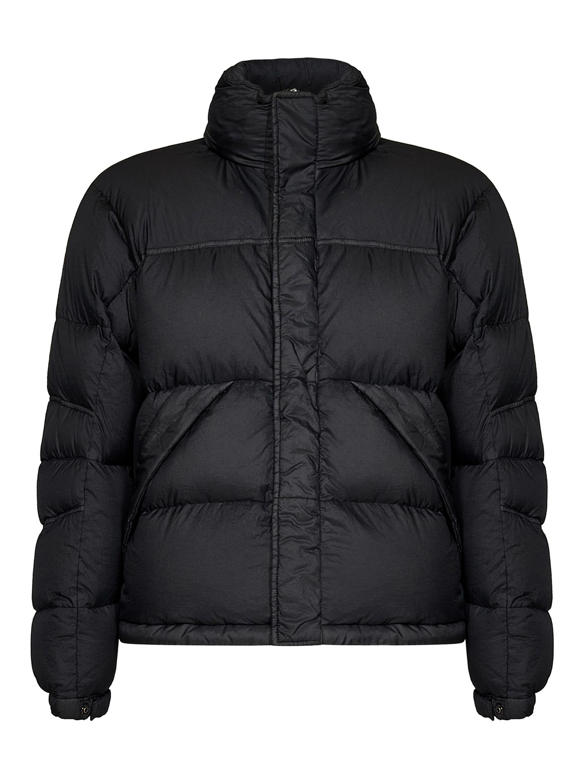 Shop Ten C Tech Fabric Puffer Jacket In Negro