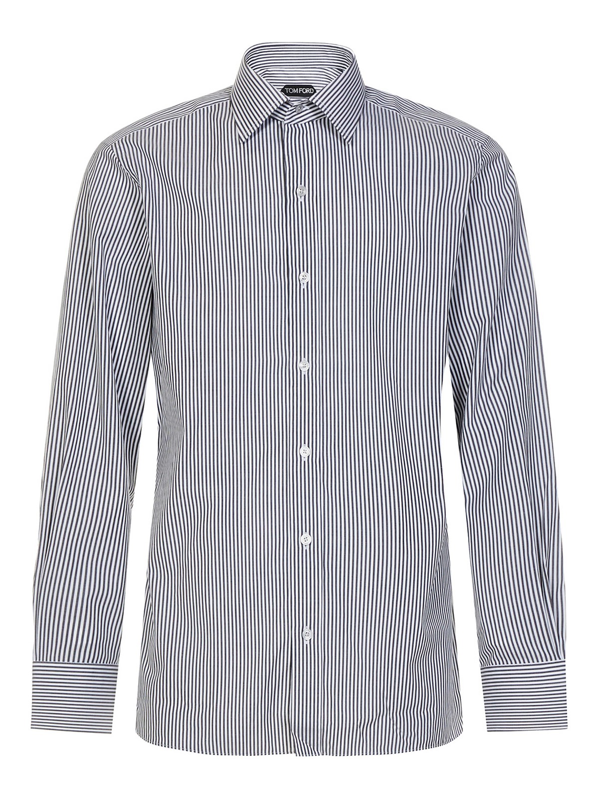 Shop Tom Ford Cotton Shirt In White