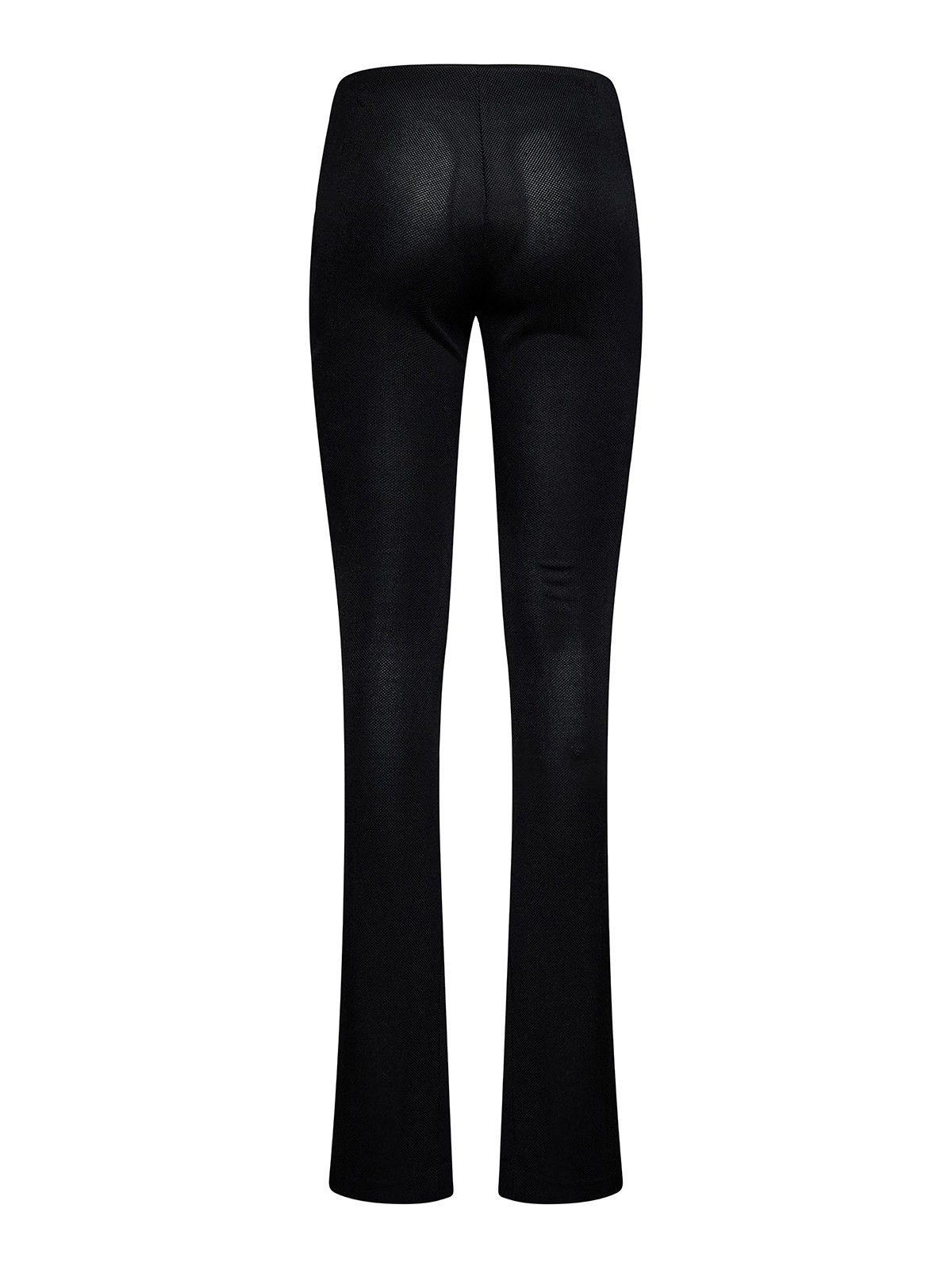 Shop Alyx Semi-transparent Flared Trousers In Negro