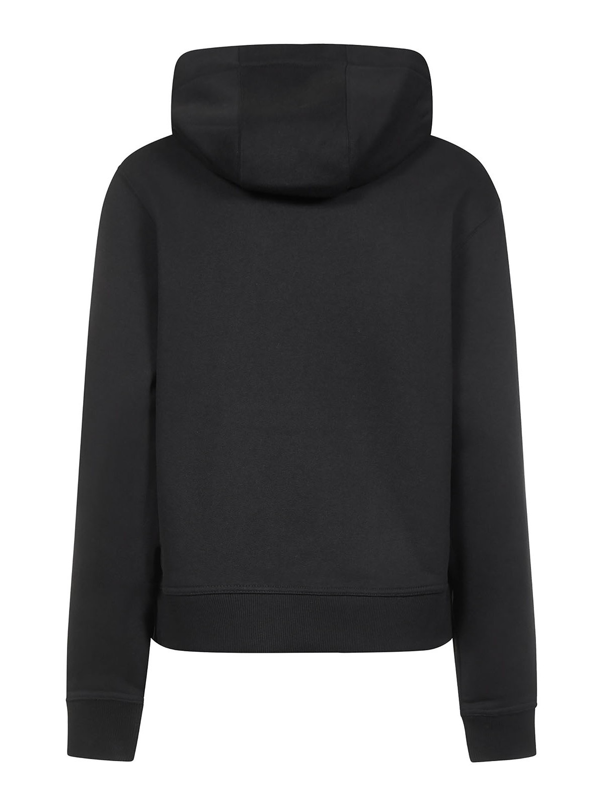 Shop Burberry Sweatshirt With Logo And Hood In Negro