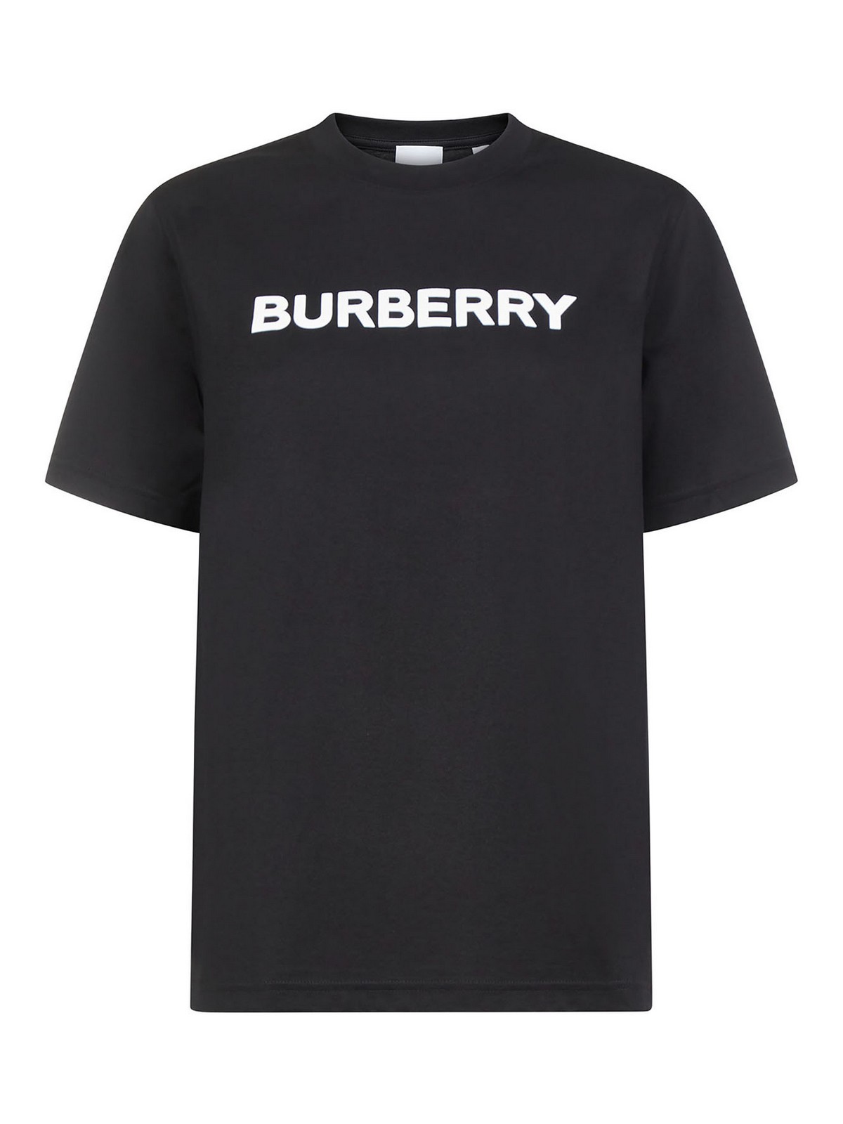 Burberry Logo Print T-shirt In Negro