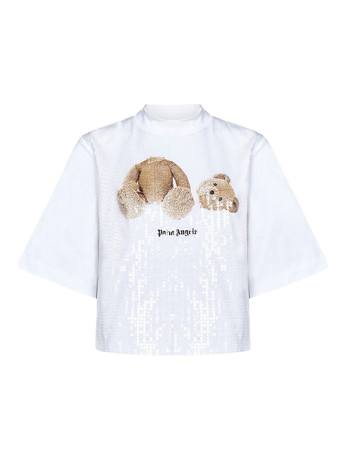 T-shirts Palm Angels - Oversized T-shirt with print - PWAA020F22JER0060160