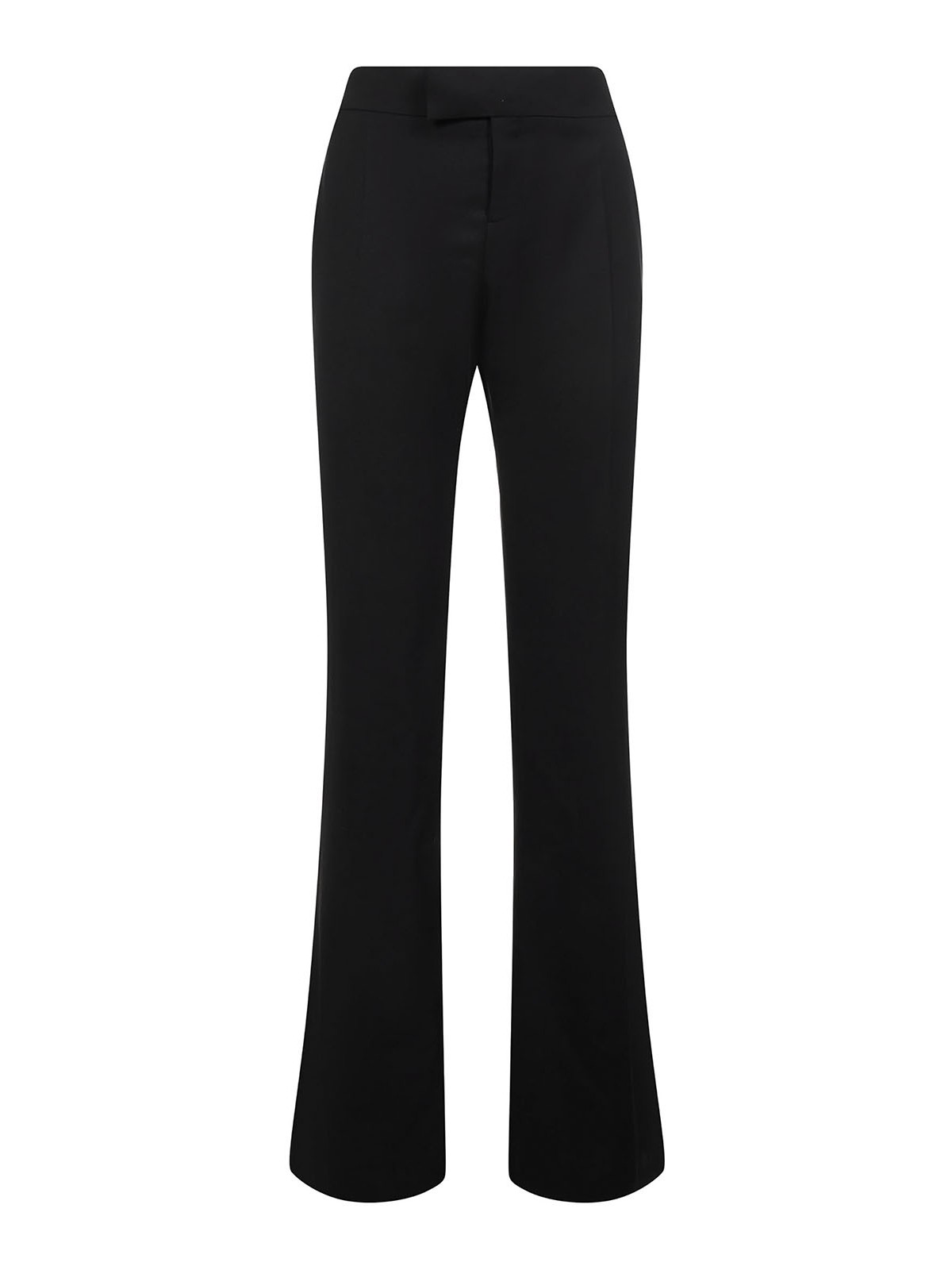 Tom Ford Mid-rise Flared Trousers In Black